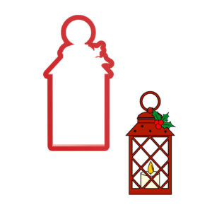 Christmas Lantern Cookie Cutter STL File Digital Download