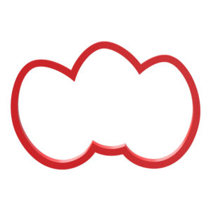 Easter Eggs Cookie Cutter STL File Digital Download