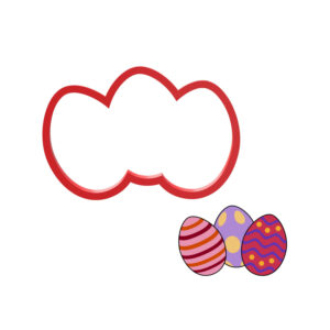 Easter Eggs Cookie Cutter STL File Digital Download