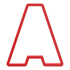 Basic Block Letter A Cookie Cutter STL File Digital Download