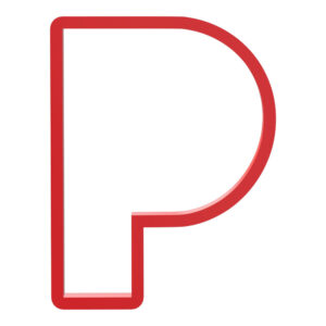 Basic Block Letter P Cookie Cutter STL File Digital Download