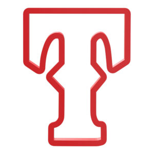 Western Letter T Cookie Cutter STL File Digital Download