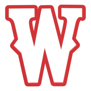 Western Letter W Cookie Cutter STL File Digital Download