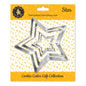 4 Piece Nested Star Cookie Cutter Set Card