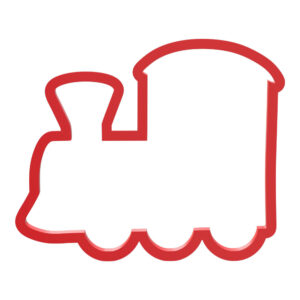 Kids Toy Locomotive Train Cookie Cutter STL File Digital Download