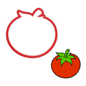 Tomato Cookie Cutter STL File Digital Download