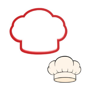 Chef Hat Cookie Cutter STL File Digital Download