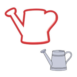 Watering Can Cookie Cutter STL File Digital Download