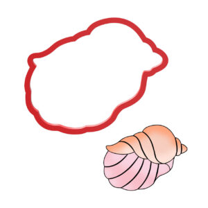 Conch Shell Cookie Cutter STL File Digital Download