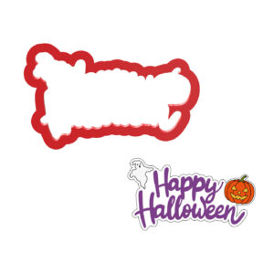 Happy Halloween Cookie Cutter STL File Digital Download