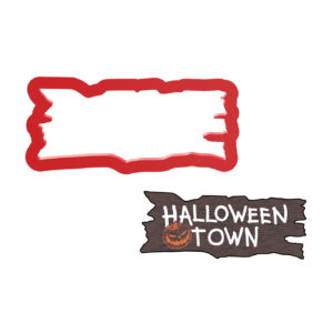 Halloween Town Sign Cookie Cutter STL File Digital Download