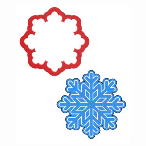Snowflake Cookie Cutter STL File Digital Download