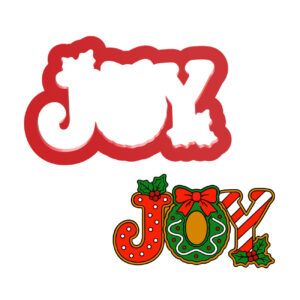 JOY Cookie Cutter STL File Digital Download
