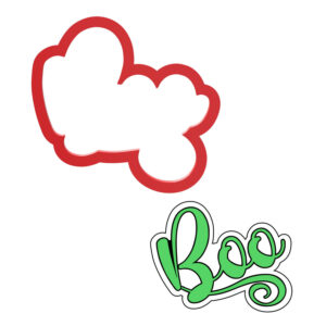 Boo Cookie Cutter STL File Digital Download