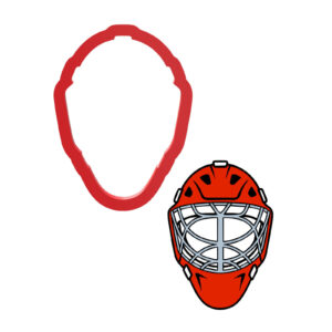 Goalie Mask Cookie Cutter STL File Digital Download